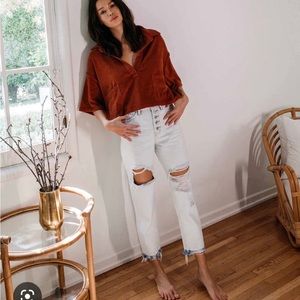 VERVET NWT 100% cotton, Emma Mom Jean, size 29